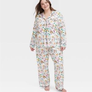 Roller Rabbit Multicolor Print Pajama Set Small
